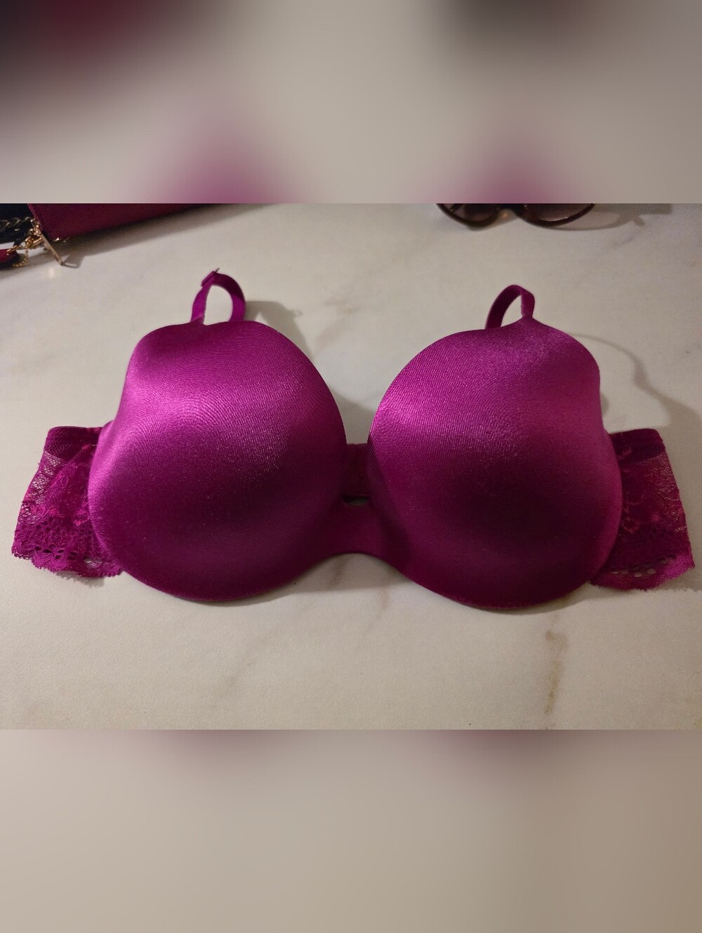 La SENZA Satin Push-Up Bra in Fuchsia ( BODY KISS )